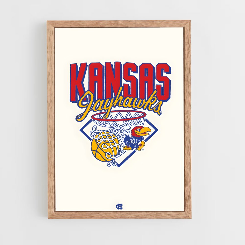 Poster Jayhawk Pride – affiche Basketball (vue 4)